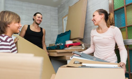Secure storage facility in Islington with organized units