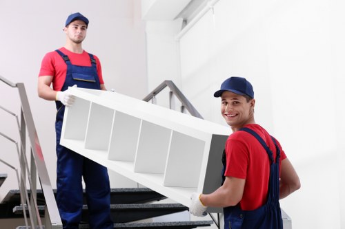 Residents using short-term storage in Islington during a move
