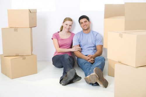 Compact van loading furniture for small removals in Islington