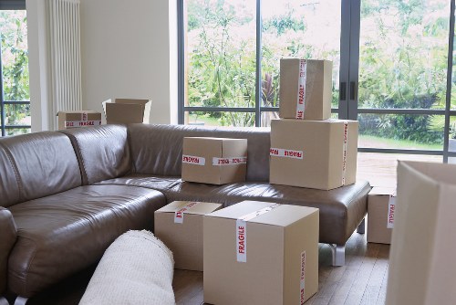 Office relocation scene showing commercial removals in Islington